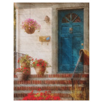 Door - Blue Front Door flyers by suburbanscenes Door - Blue Front Door flyers