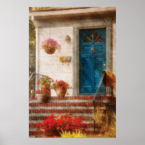 Door - Blue Front Door Posters