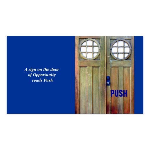 Door Business Card Zazzle