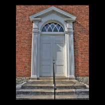 Door II White & Red Brick posters