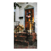 Door in Dappled Sunshine Photo Greeting Card