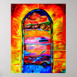DOOR IN ISRAEL ART CANVAS & POSTERS D DAVIDSOHN posters