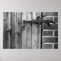 Door of old barn 5 print