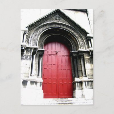 Door to Sacre Coeur Post Cards