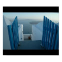 Door to Santorini posters by ningloh Door to Santorini posters