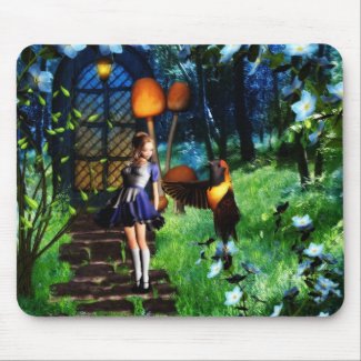Door to Wonderland mousepad mousepad