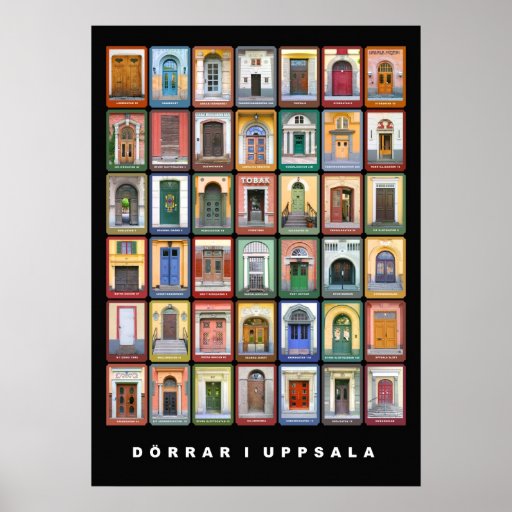Doors in Uppsala (big) Posters