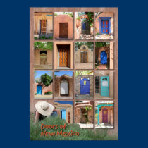 Doors of New Mexico version 2 posters