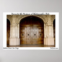Doors to the Museum of Photographic Arts Print