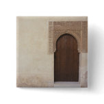 Doorway at the Alhambra palace in Granada, Spain Buttons