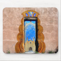 Doorway to Santa Fe Mousepad mousepads