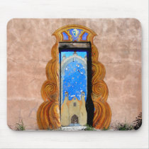 Doorway to Santa Fe Mousepad by thecitymix Doorway to Santa Fe Mousepad