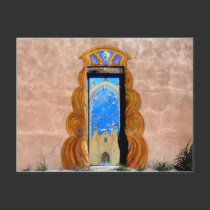 Doorway to Santa Fe Postcard
