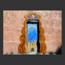 Doorway to Santa Fe Poster posters