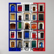 Doorways of Paris Poster