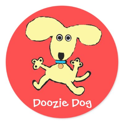 Dooziedog, Doozie Dog, Doozie Dog Sticker by jenniekurono