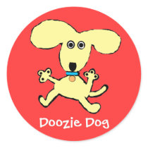 Dooziedog, Doozie Dog, Doozie Dog stickers by jenniekurono Dooziedog, Doozie Dog, Doozie Dog stickers