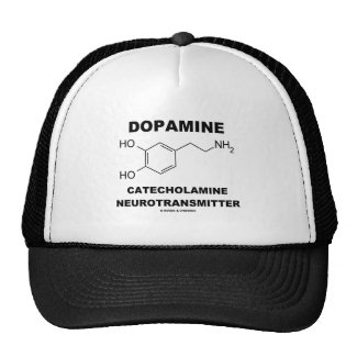 Dopamine Catecholamine Neurotransmitter Mesh Hats