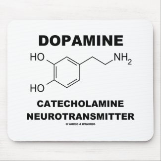 Dopamine Catecholamine Neurotransmitter Mouse Pads