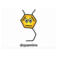 Dopamine Neurotransmitter Postcards
