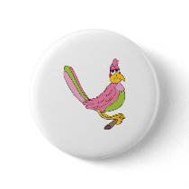 dopey pink bird buttons by doonidesignsanimals dopey pink bird buttons