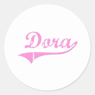  - dora_classic_style_name_round_sticker-rad164d98c2874a70b67ca9e9f884fd0a_v9waf_8byvr_324