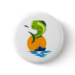 Dorado dolphin fish or mahi mahi jumping buttons