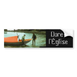 Dore-l'Église + Boat - Bumper Sticker