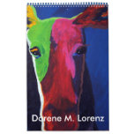 Dorene M. Lorenz Whimsical Animal Paintings Wall Calendars