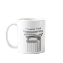 Doric Order Column Capital Mug mugs