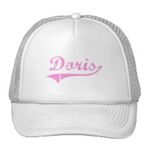 Doris Classic Style Name Mesh Hats