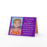DORIS:  I got a postcard... - greeting card