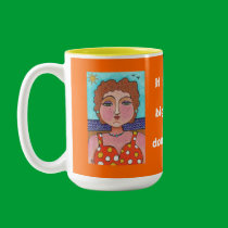DORIS: If life is a big joke, I don't get it! - m mugs by folkartblonde DORIS: If life is a big joke, I don't get it! - m mugs