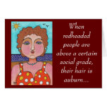 DORIS: When redheaded people... - card
