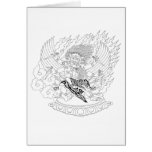 Dorje Phurba Line Drawing [card]