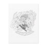 Dorje Phurba Line Drawing [postcard]