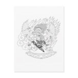 Dorje Phurba Line Drawing [postcard]