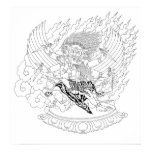 Dorje Phurba Line Drawing [poster]