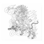 Dorje Tröllö Line Drawing [poster]