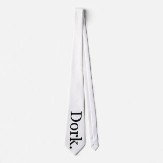Dork Necktie (White) Dork Necktie (White)