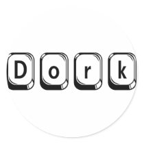 dork with keys stickers