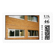 Dorm Windows, Summer, Wadsworth Hall, MTU postage