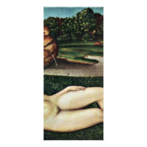 Dormant Fountain-Nymph By Cranach D. Ä. Lucas (Bes Rack Card Template