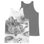 Dormouse All Over Tank Top Alice in Wonderland All-Over Print Tank Top