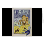 Dorothy and the Cowardly Lion from Wizard of Oz Card