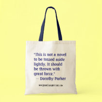 Dorothy Parker Book Bag bags