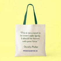 Dorothy Parker Book Bag bags