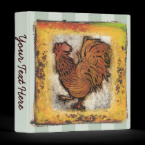 Dorothy's Rooster Binder binders