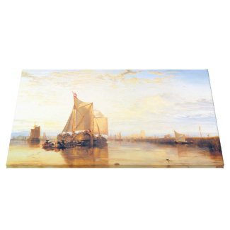 Dort or Dordrecht The Dort Packet Boat Rotterdam Stretched Canvas Prints