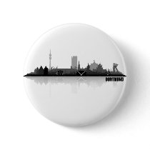 Dortmund town center of skyline button